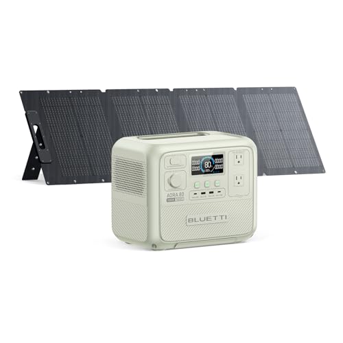 Amazon.co.jp: BLUETTI ポータブル電源 ソーラーパネルセット AORA 80